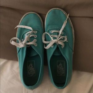 Teal vans